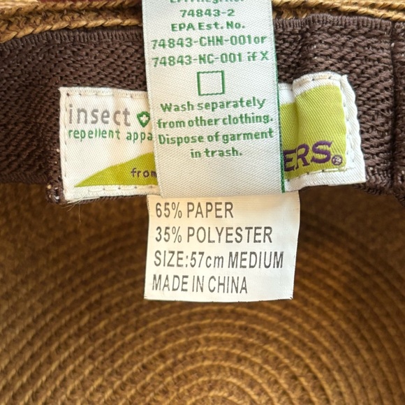 Sloggers Wide Brim Women’s Hat with Insect Shield Medium - Picture 7 of 8